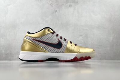 New NK Zoom Kobe 4 Protro ''Gold Medal'' FQ3544-100 Mens Athletic Shoes Authentic