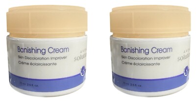 2-Pack Avon Solutions Banishing Cream Skin Discoloration Improver 2.5 oz Each