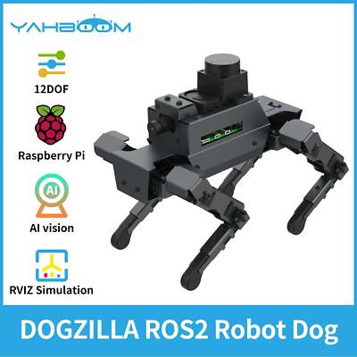 Yahboom 12DOF Metal Robot Dog DOGZILLA with Camera, Lidar, Voice Module for