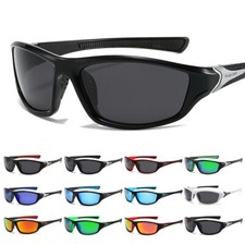 Polarised Sport Sunglasses UV Protection Wrap Around Glasses for Driving Fishing