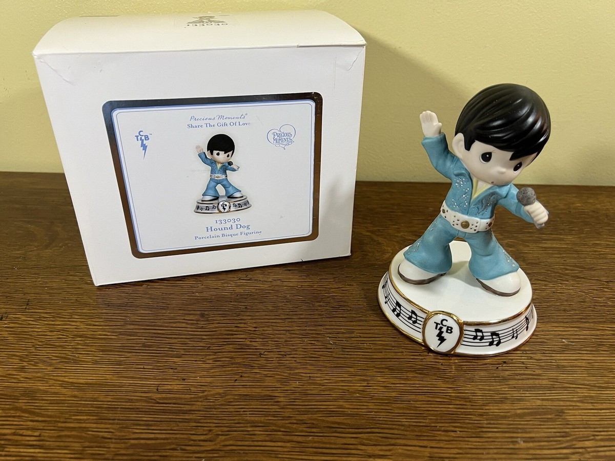 Elvis Presley Precious Moments Elvis Figurine Hound Dog