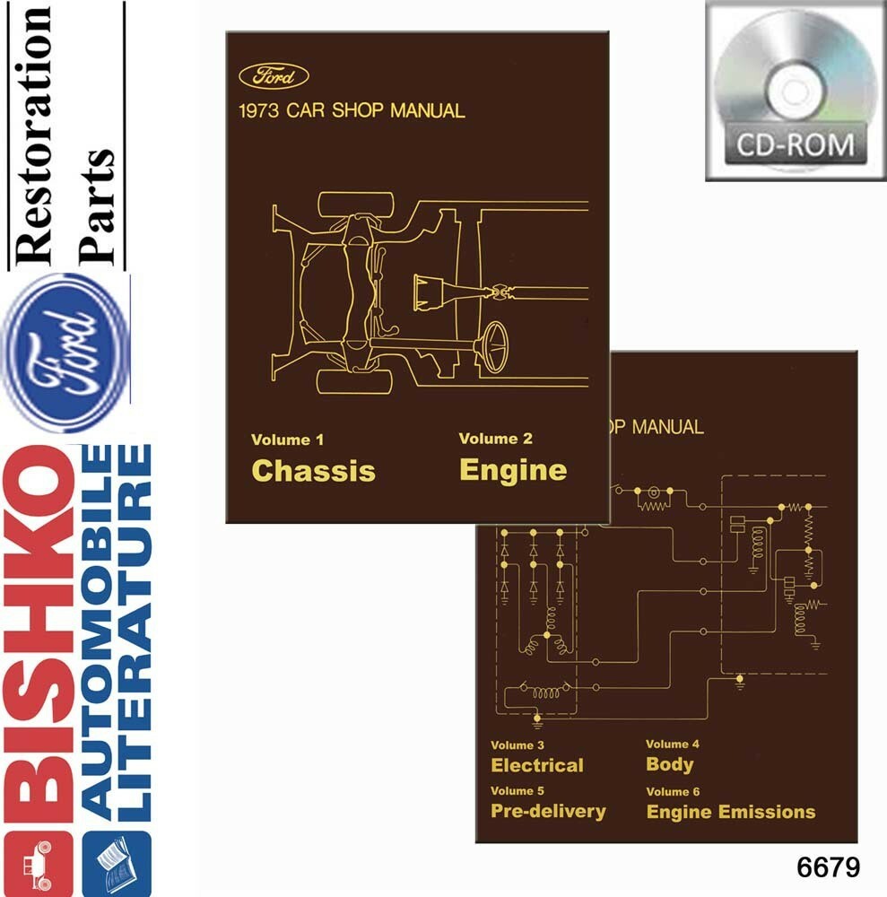 1973 Ford Lincoln, Mercury - All Models Factory Shop Service Manual