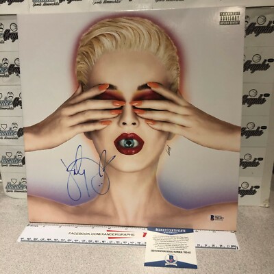 洋楽 Katy Perry Signed EP KATY PERRY SIGNED AUTOGRAPHED LP VINYL RECORD WITNESS-BECKETT BAS