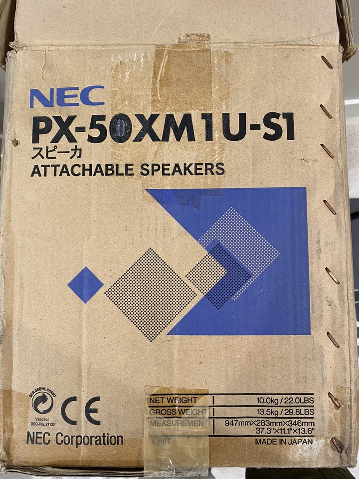 Altavoces NEC TWIN PX-50SP1U-S1 nuevos nunca usados altavoz con soportes Foto 3 de 4