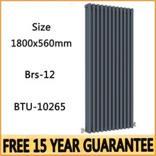 1800x560mm  3 Column radiator Horizontal Anthracit Traditional Cast Iron radiato