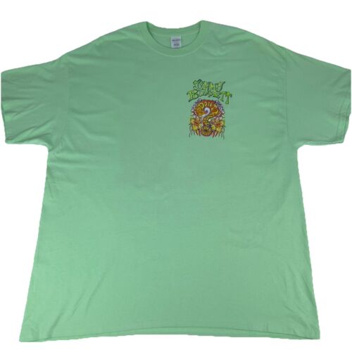 Camiseta Jimmy Buffett I Don’t Know Tour Talla 2XL Verde 2016-2017 May Have Flaws*** - Imagen 5 de 12