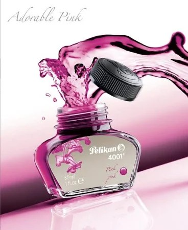 Pelikan 4001 Ink - 30ml - Pink Ink