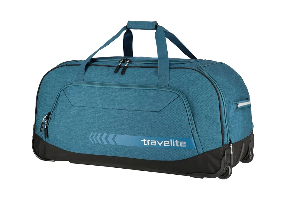 travelite Kick Off Wheeled Duffle XL Reisetasche Tasche türkis schwarz Neu - Bild 3 von 3