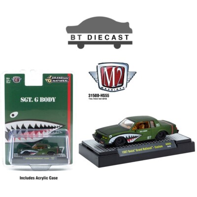 M2 MACHINES 1987 BUICK GRAND NATIONAL SHARK MOUTH 1/64