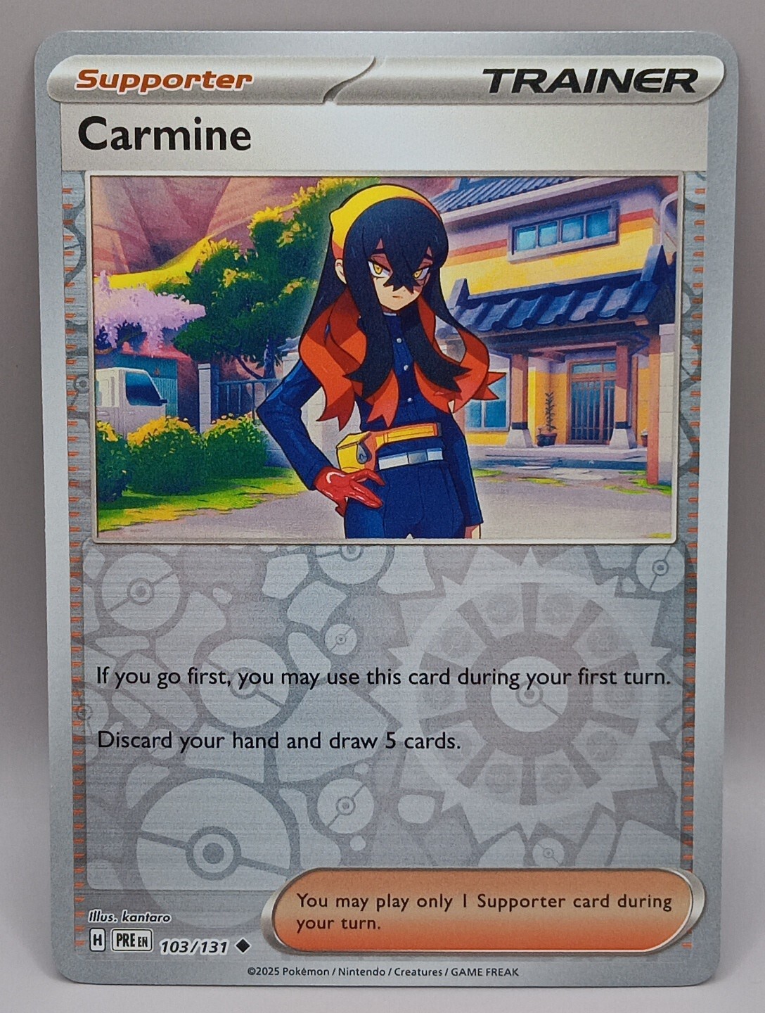 Carmine 103/131 Pokémon Sv: Prismatic Evolutions Reverse Holo M/NM
