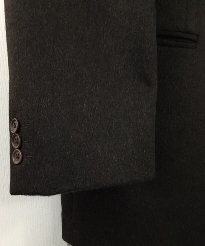 Jhane Barnes Sport Coat Men’s 42R Brown 100% Cashmere 3-Button Blazer Italy - 第 1/11 張圖片