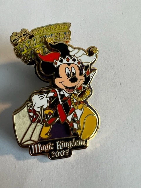 WDW Not So Scary Halloween Party MNSSHP 2005 Jester Mickey Disney Pin (C1)