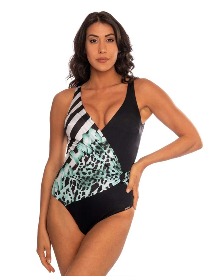 linea sprint Costume intero da donna con coppe imbottite fisse - Imagen 3 de 3