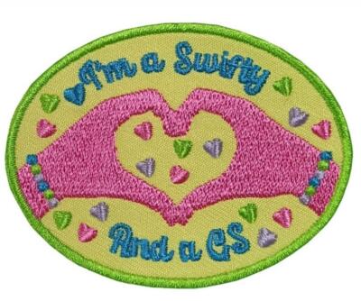 Girl I AM A SWIFTY AND A GS Concert Taylor Fun Patches Badges SCOUTS GUIDE eras