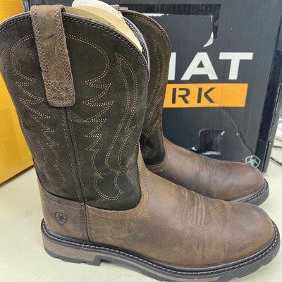 Ariat Groundbreaker Men 8 EE Extra WIDE Pull-On Electrical Safety Soft Toe Boots Ariat Men main image 2