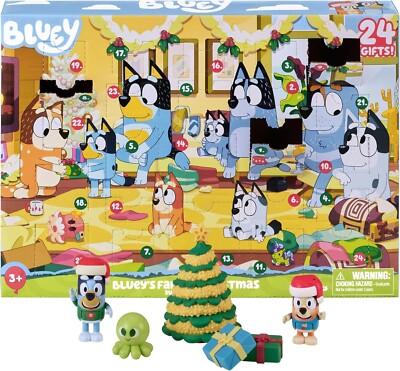 Bluey Advent Family Christmas Surprise Pack Classic Calendar 24 Pieces