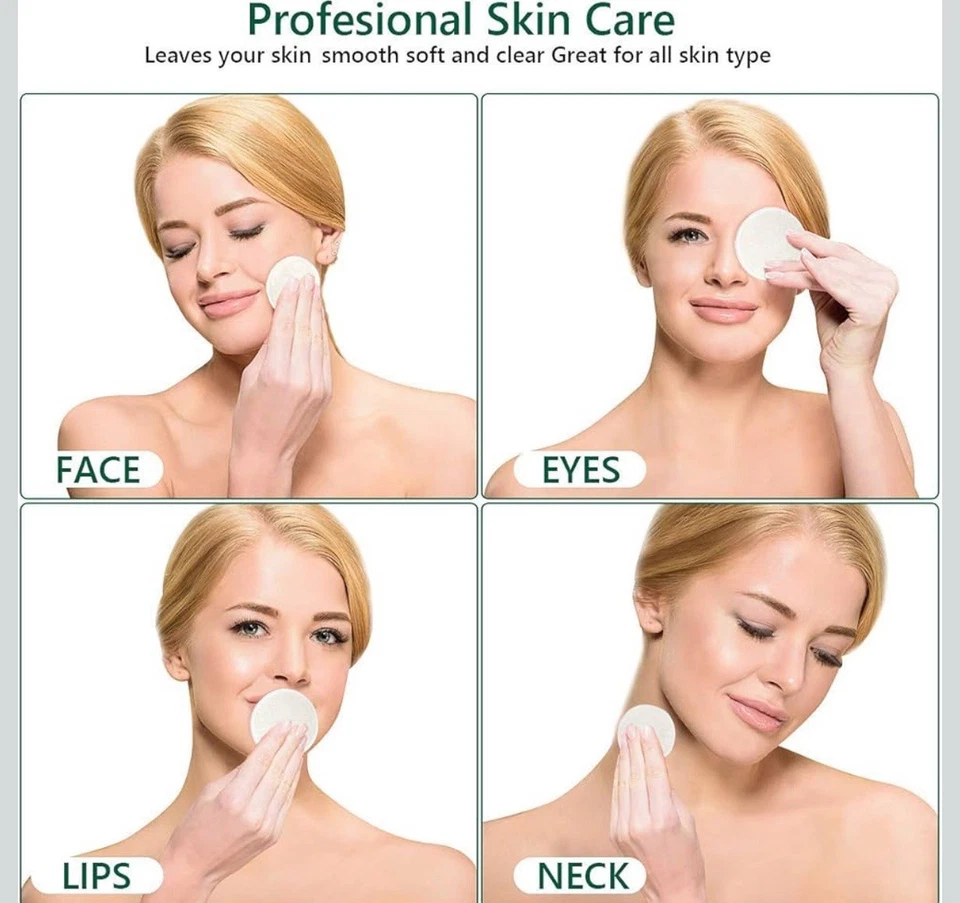 20 Pack Cotton Pads - Reusable Eco-Friendly Bamboo Face Cleaning Pads - Image 4 of 4