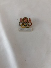 Lapel Pin - 1992 Olympic Rings Albertville Fr...