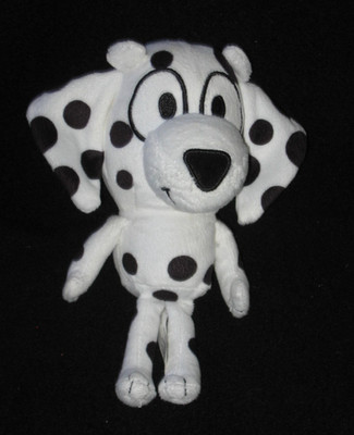 Bluey Friend Chloe Dalmatian Dog Plush Moose Toys Small 7'' Black & White