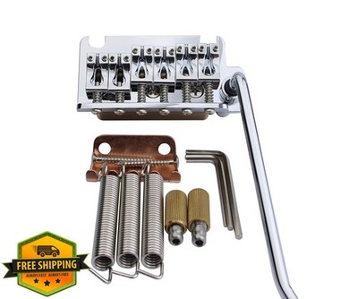 Guyker Chrome 2 Point Guitar Tremolo Bridge Brass Block GG510