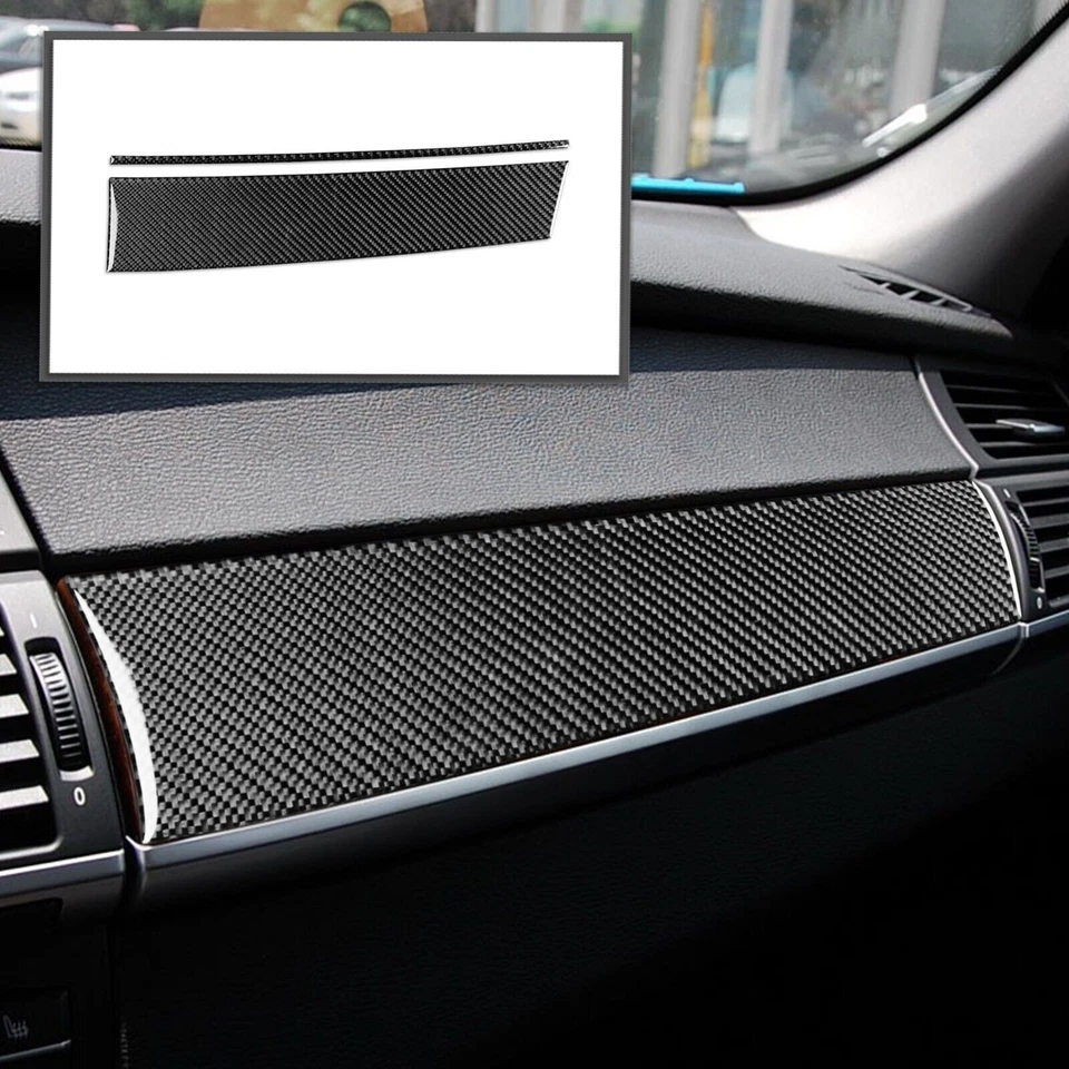 20Pcs Real Carbon Fiber Interior Full Set Cover Dash Trim For BMW X5 E70 2007-09 - Image 4 of 4