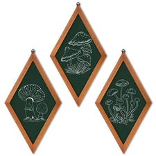 3 Pcs Art Room Decor Christmas 70s Home Wall Vintage Aesthetic Boho Farmhouse...