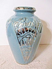 Superbe Vase ancien Art Deco céramique ODYV Berlot Mussier Vierzon