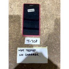 Sony Xperia Z1 Smartphone Pink & Black Wi-Fi 5" TFT LCD Display 20MP (2GB+16GB)