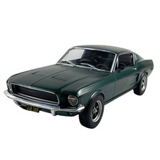 1968 Ford Mustang Fastback Satin Green Metallic Norev 1/12 Action Figure Car