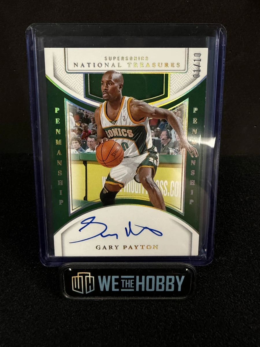 Gary Payton Basketball Autographed Sports Trading Cards