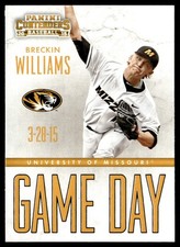 2015 Panini Contenders Game Day Tickets Breckin Williams Missouri Tigers #8