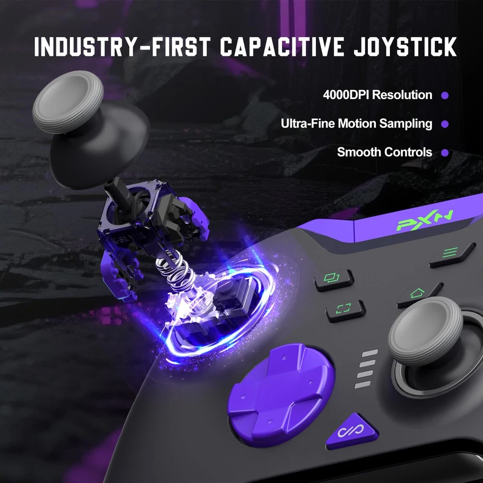 8K Wireless Gaming Controller for PC, Switch, Android, iOS - Dual Vibration - Image 3 of 4