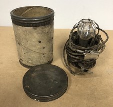 Antique 6 Volt Trouble Light Emergency Light With Original Can Vintage