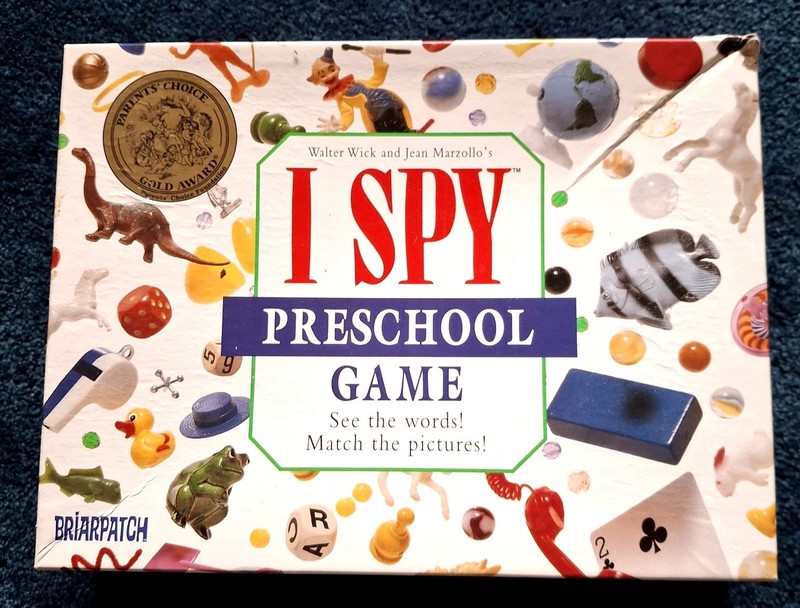 I Spy Preschool Game Puzzle Match The Picture by Briarpatch 1997  