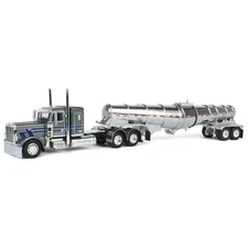DCP 1/64 Peterbilt 389 Flat Top Polar Deep Drop Tanker Circle B Trucking 60-2005