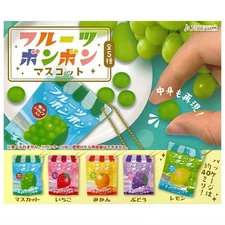 Fruit Bonbon Mascots Full Set of 5 J.DREAM Gashapon Capsule Toys