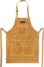 Child's Work Apron - Waxed Canvas Tool Apron - Craftsmen Quality Heavy Duty S...