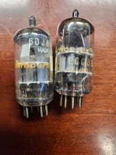 6DJ8 ECC88 Vacuum Tubes (2) Amperex