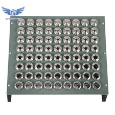 72 Pack Precision 1/64″ To 1-1/8" 1/64th Sizes 5C Collets Set With Rack