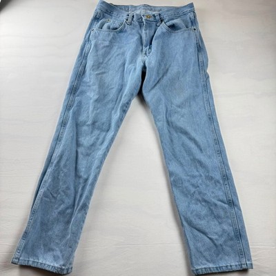 Blue Ridge by Wrangler Men's Light Wash Straight Leg Denim Jeans Size 32x30