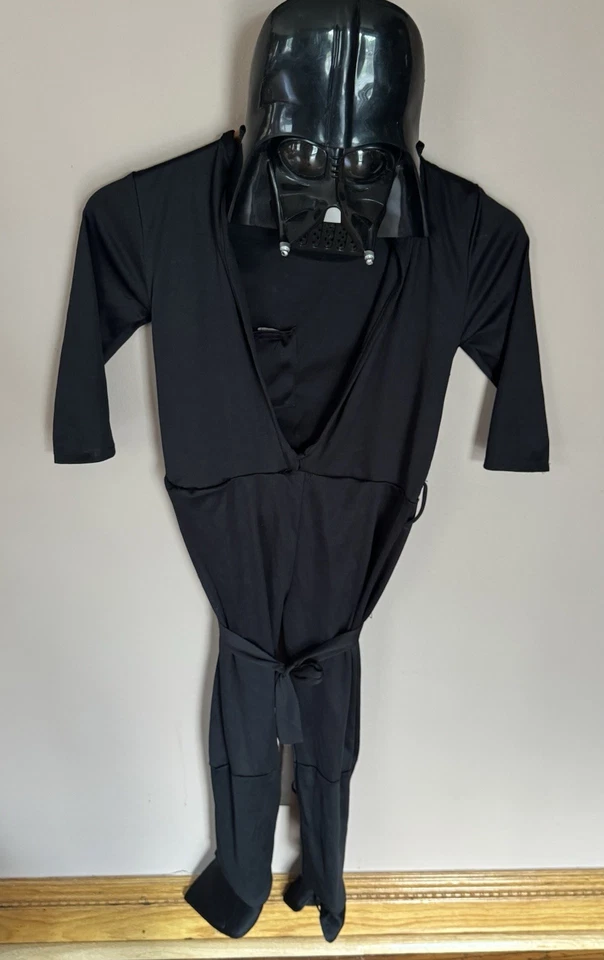 Disfraz de Darth Vader Star Wars para niño pequeño - mono y máscara negra Foto 3 de 3