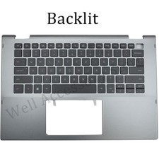 New Dell Inspiron 14 5406 5400 14" Palmrest Keyboard W Backlit 0X46H3 0RW1F8 US