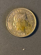 5 Rappen  Schweiz 1954  2 g  17mm  Rand glatt