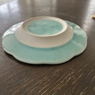 Anthropologie Crackle Glazed Floral Aqua 7” Bowl Dish Excellent — photo 5