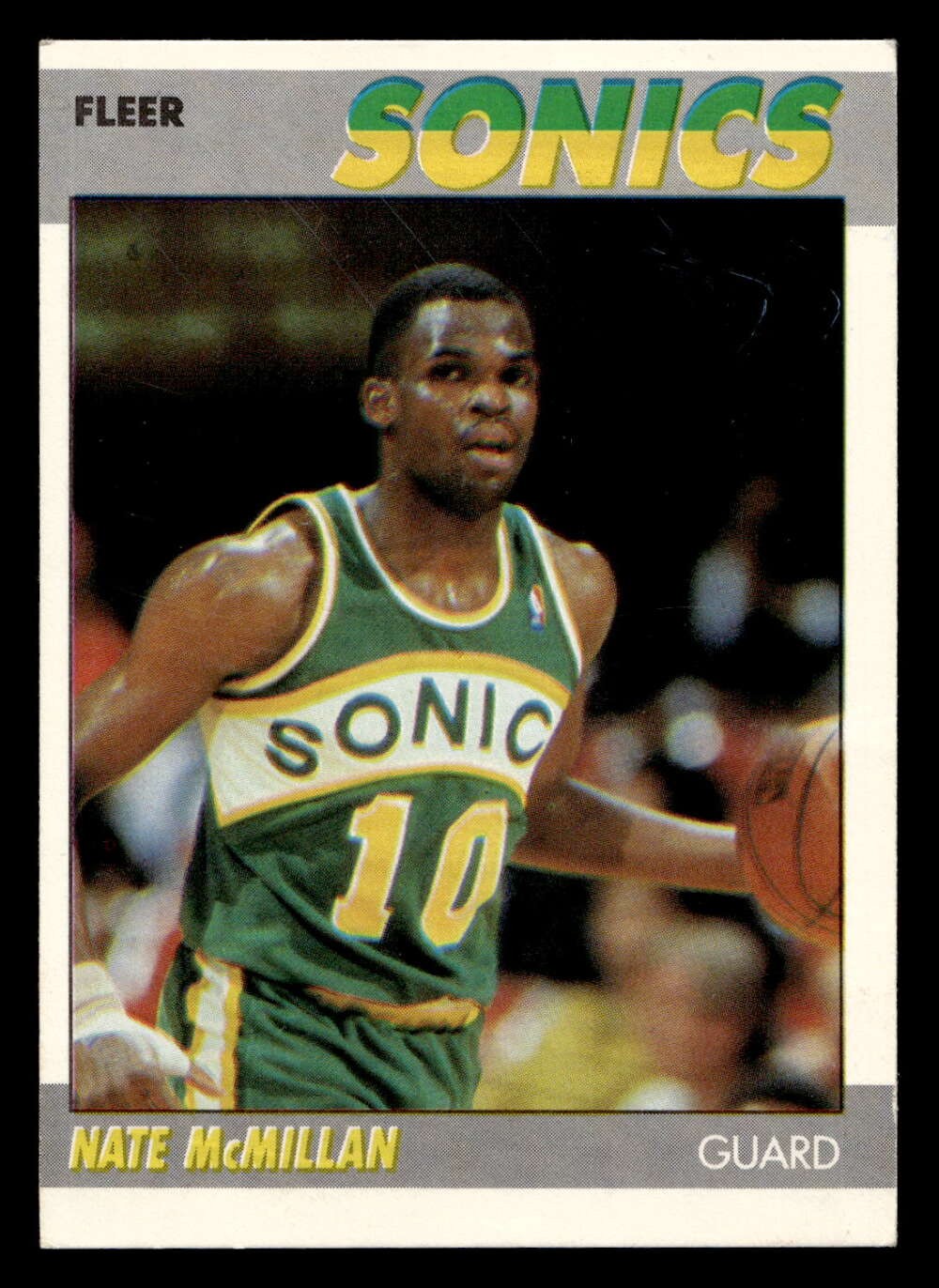1987-88 Fleer #75 Nate McMillan Near Mint RC Rookie Basketball ID: 509482