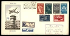 Mayfairstamps Israel FDC 1950 Registered Tel Aviv to New York USA air mail First