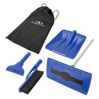 SNOW JOE SJBLZD-4IN1-SJB MULTI-PURPOSE AUTO SNOW TOOL KIT - BLUE