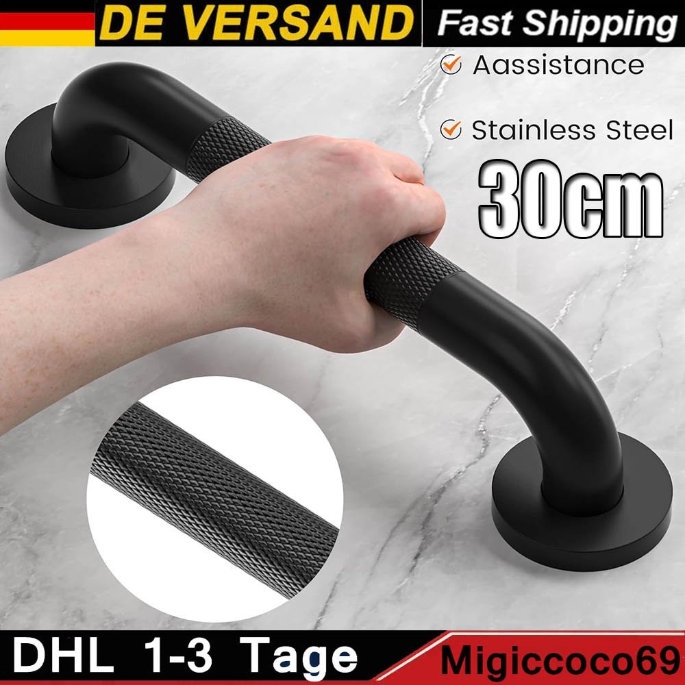 30cm Haltegriff Edelstahl Badgriff Haltestange Wannengriff Dusch Griff Wandgriff