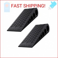 Door Stoppers for Bottom of Door Premium Floor Rubber Door Stop Wedge Made in US