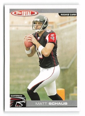 2004 Topps Total #385 Matt Schaub Rookie Atlanta Falcons RC